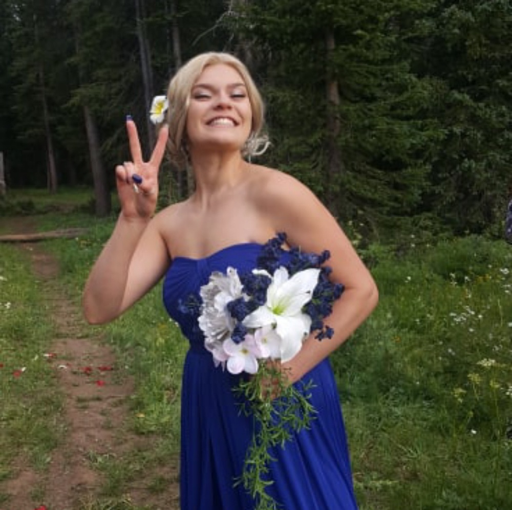 3 royal blue bridesmaid/prom dresses